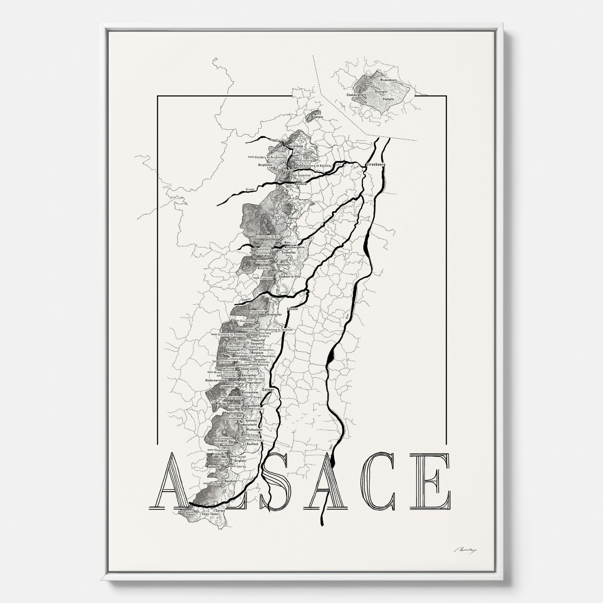 Vinkarta - Alsace