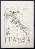 Italy Wine map poster. Wine art. Wine print. Wine poster. Exclusive wine map posters. Premium quality wine maps printed on environmentally friendly FSC marked paper.