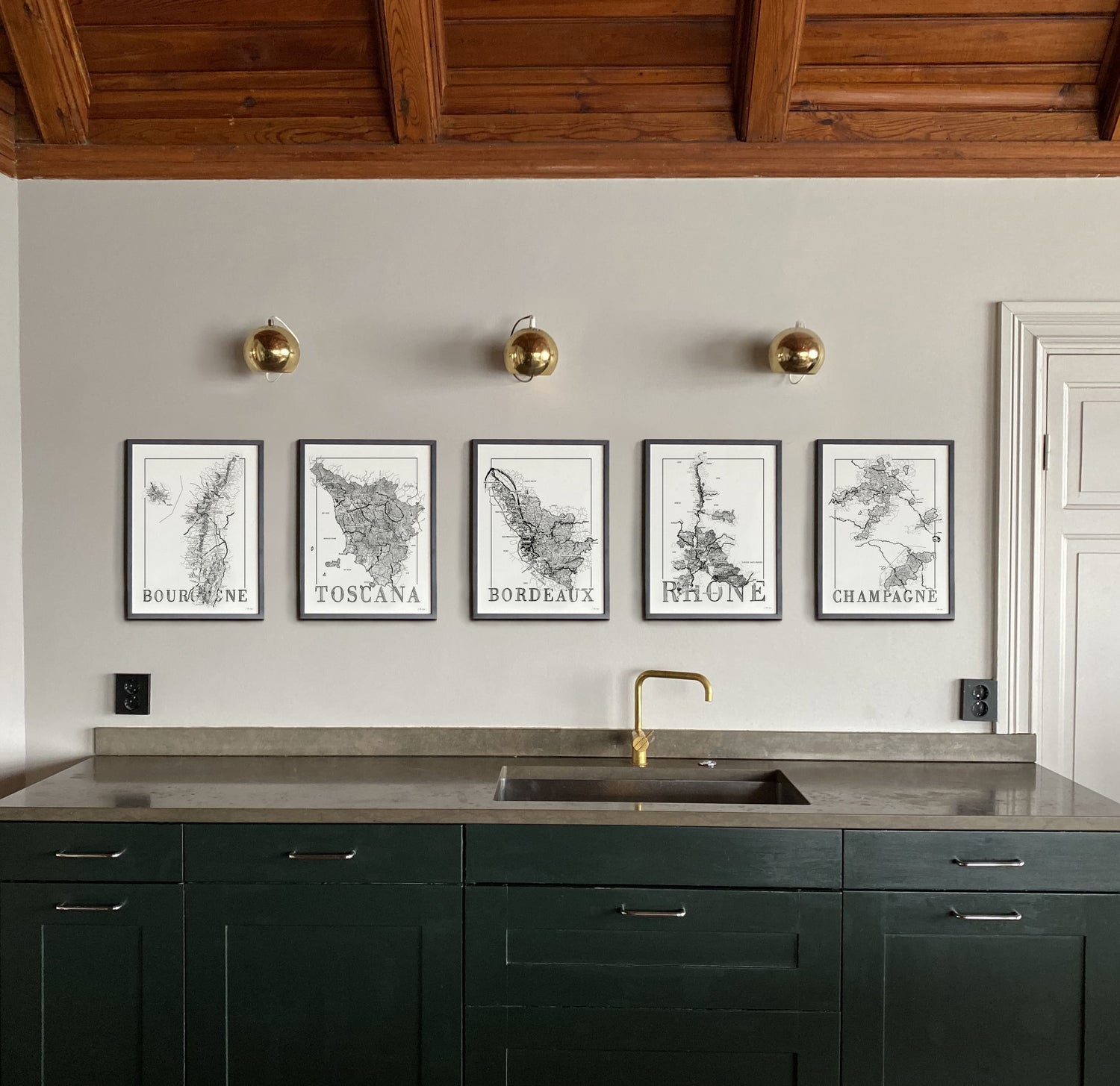 Bordeaux Wine map poster. Wine art. Wine print. Wine poster. Exclusive wine map posters. Premium quality wine maps printed on environmentally friendly FSC marked paper.