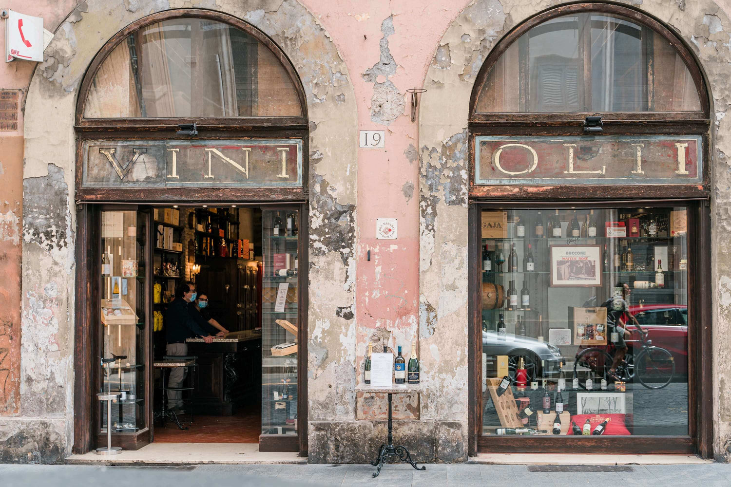 Tuscany wine map region