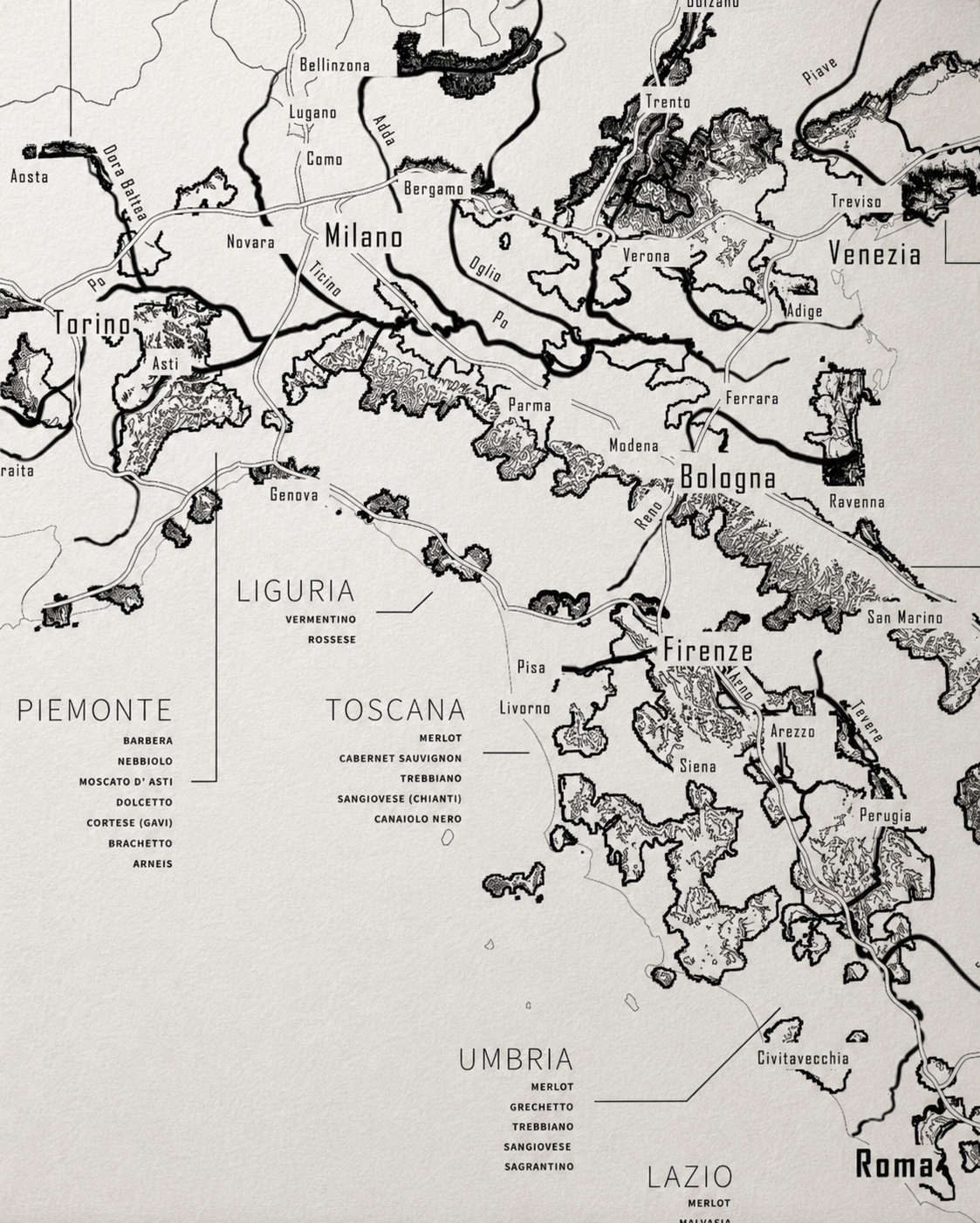 Vinkarta - Italien
