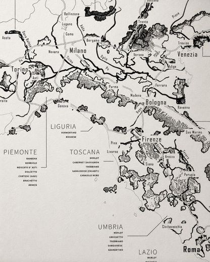 Vinkarta - Italien