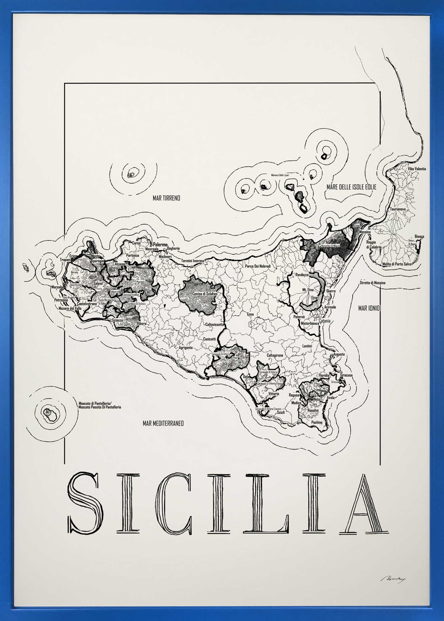 Sicilia Weinkarte