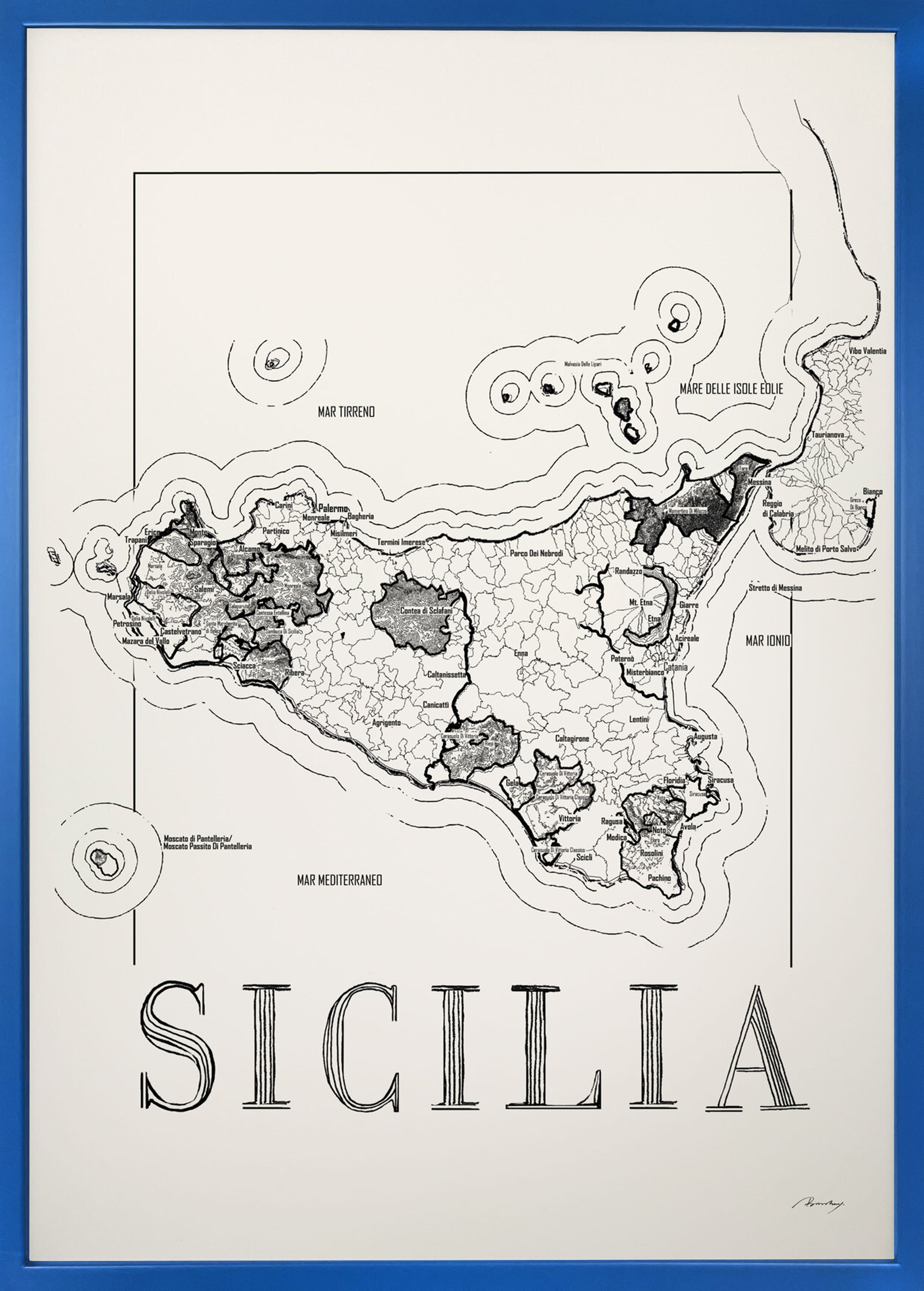 Sicilia Weinkarte