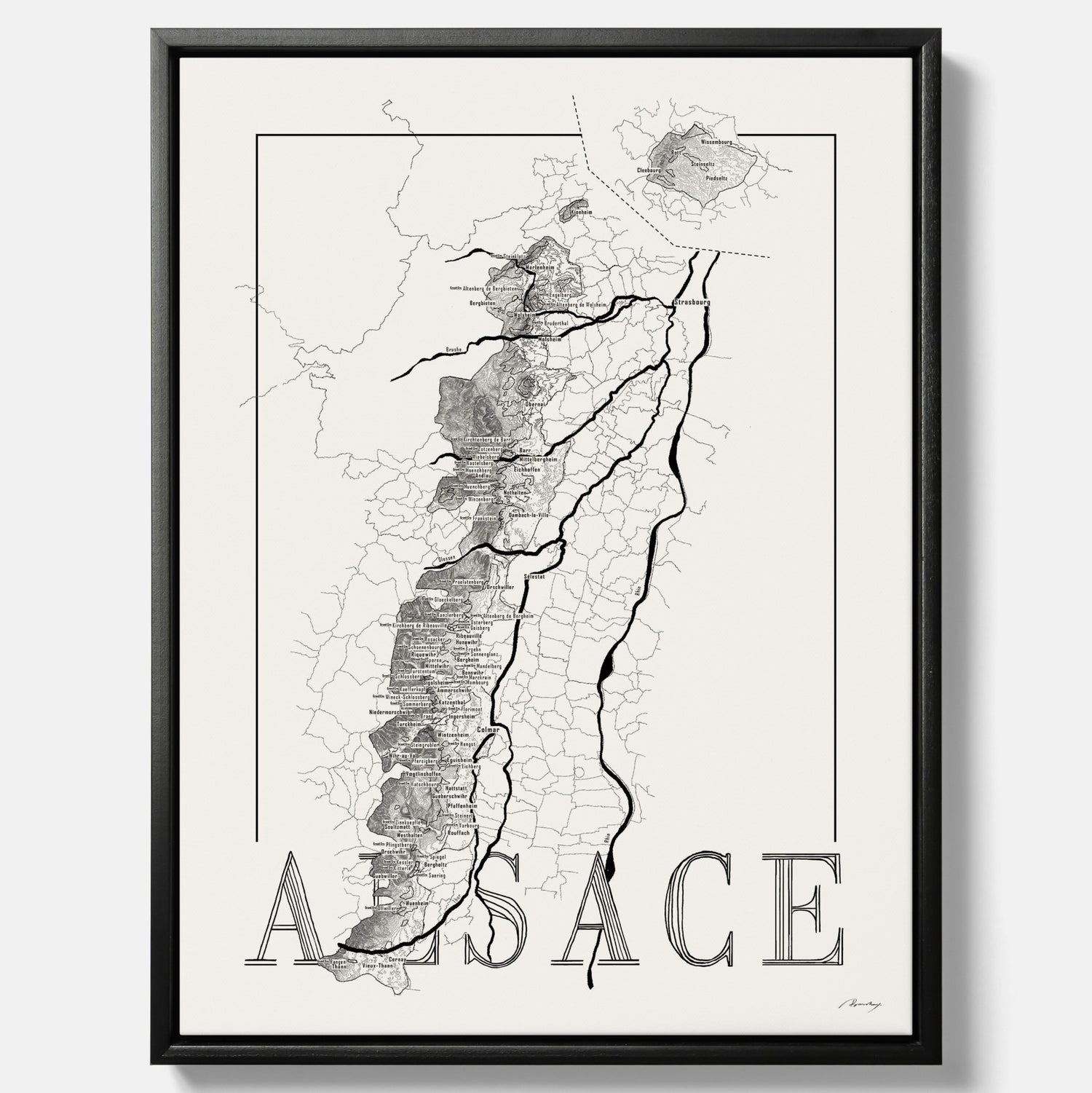 Vinkarta - Alsace