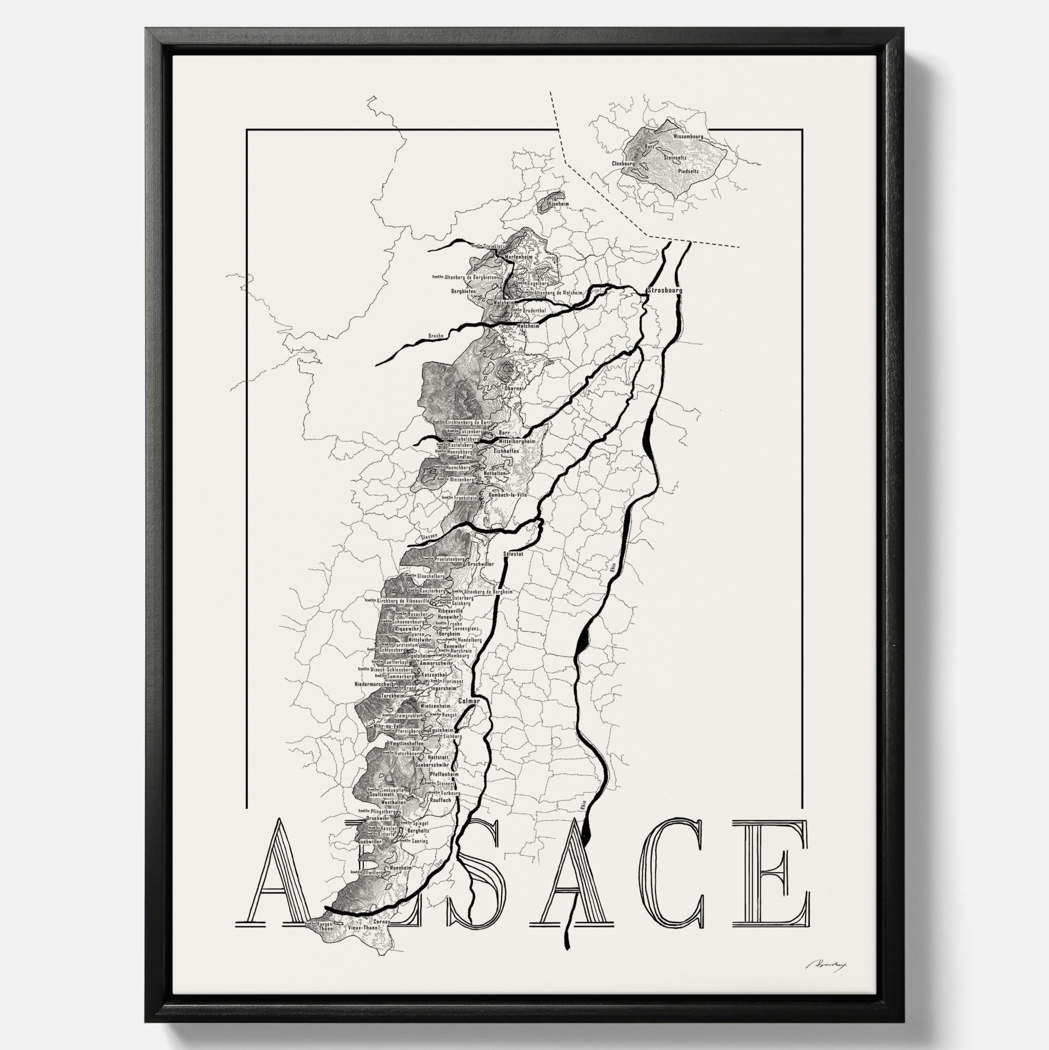 Vinkarta - Alsace