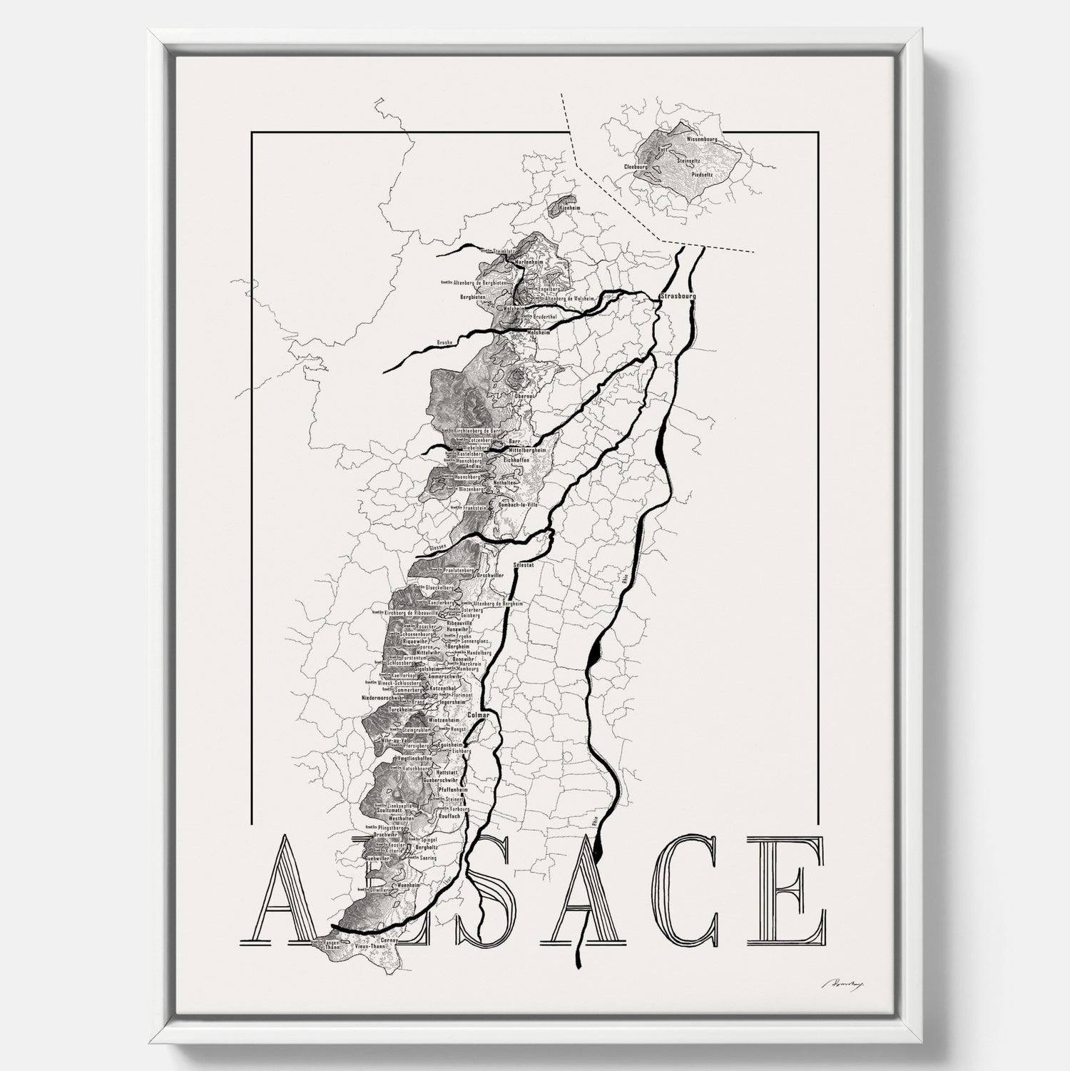 Vinkarta - Alsace