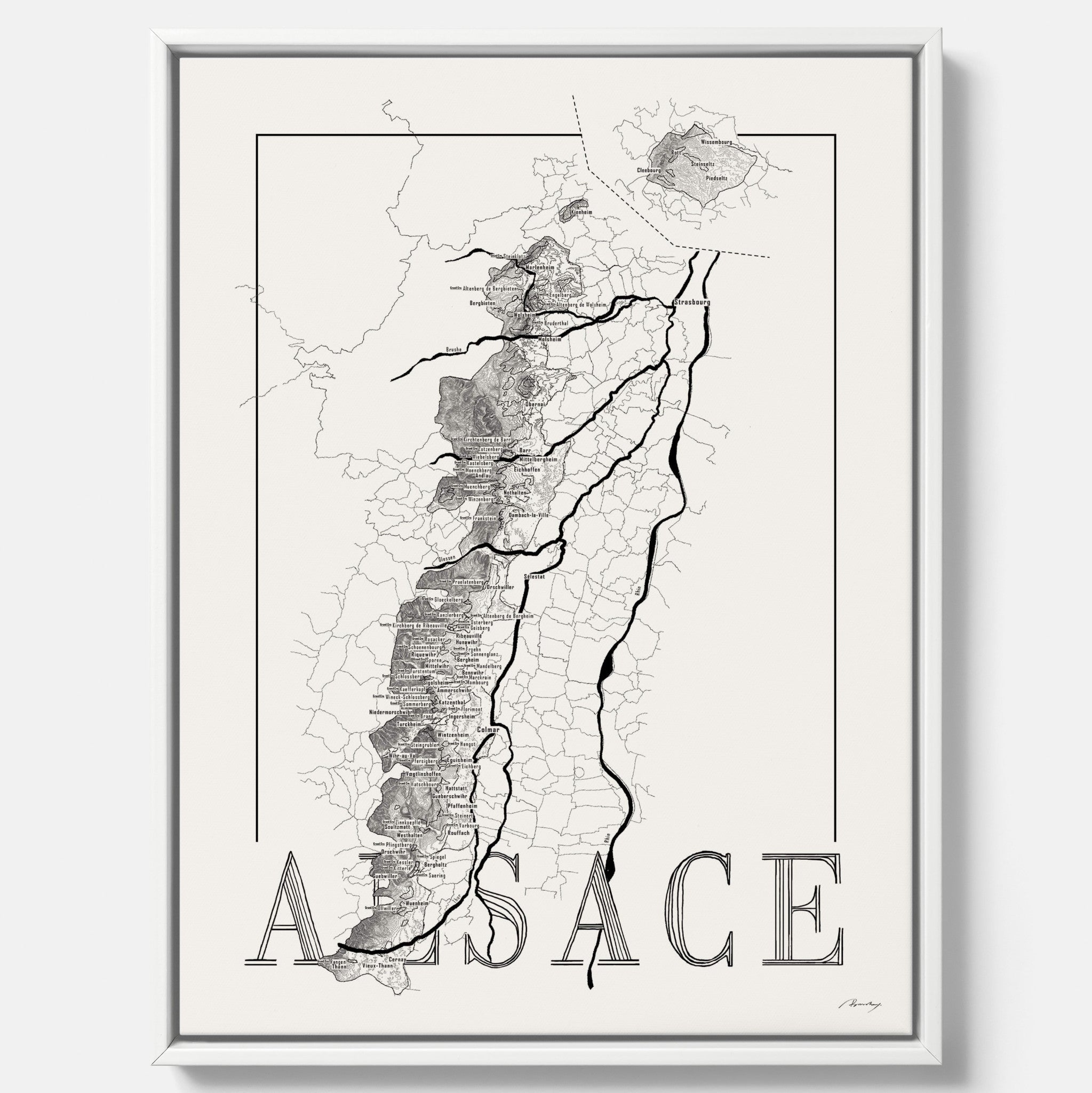 Vinkarta - Alsace