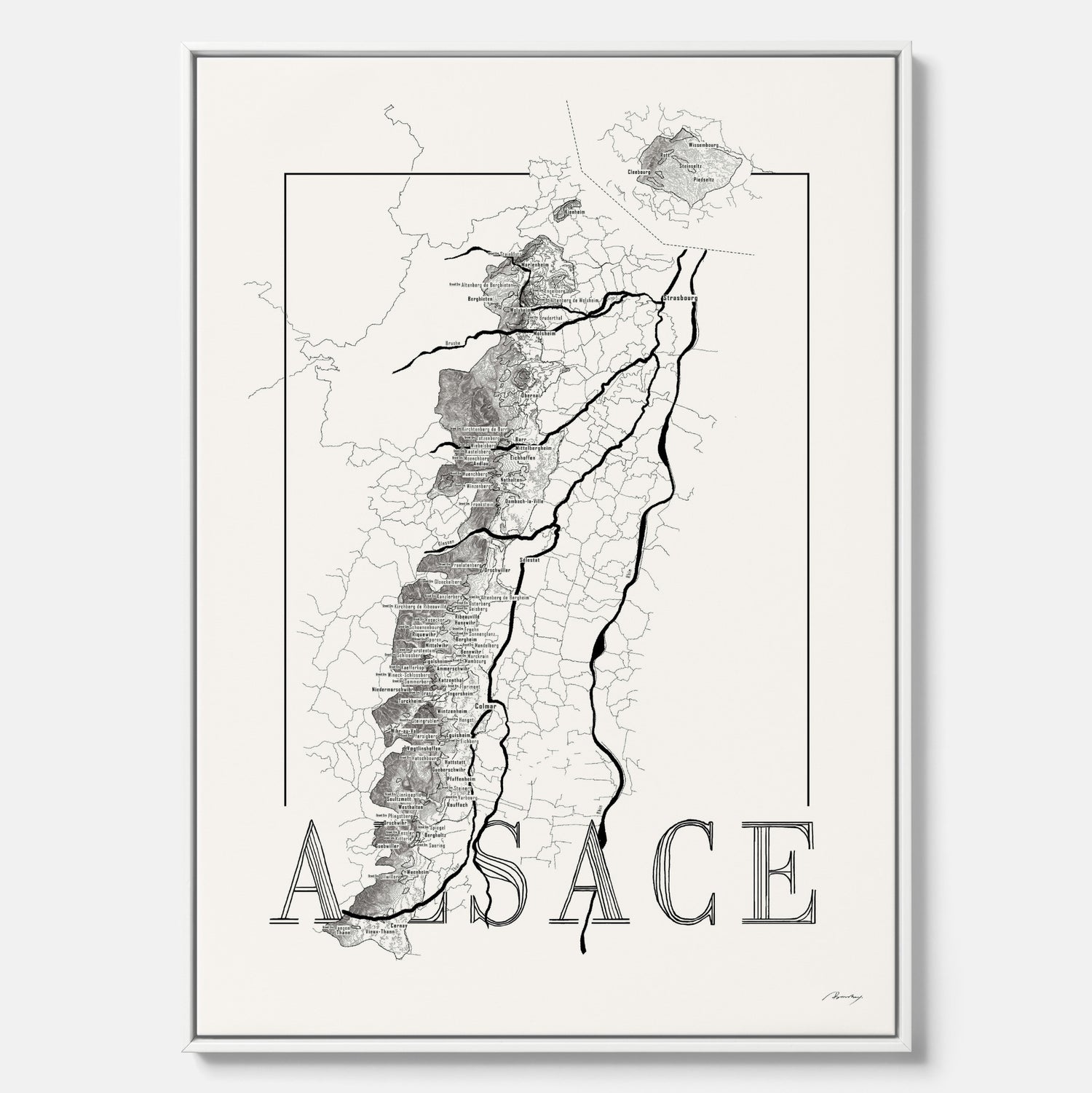 Vinkarta - Alsace