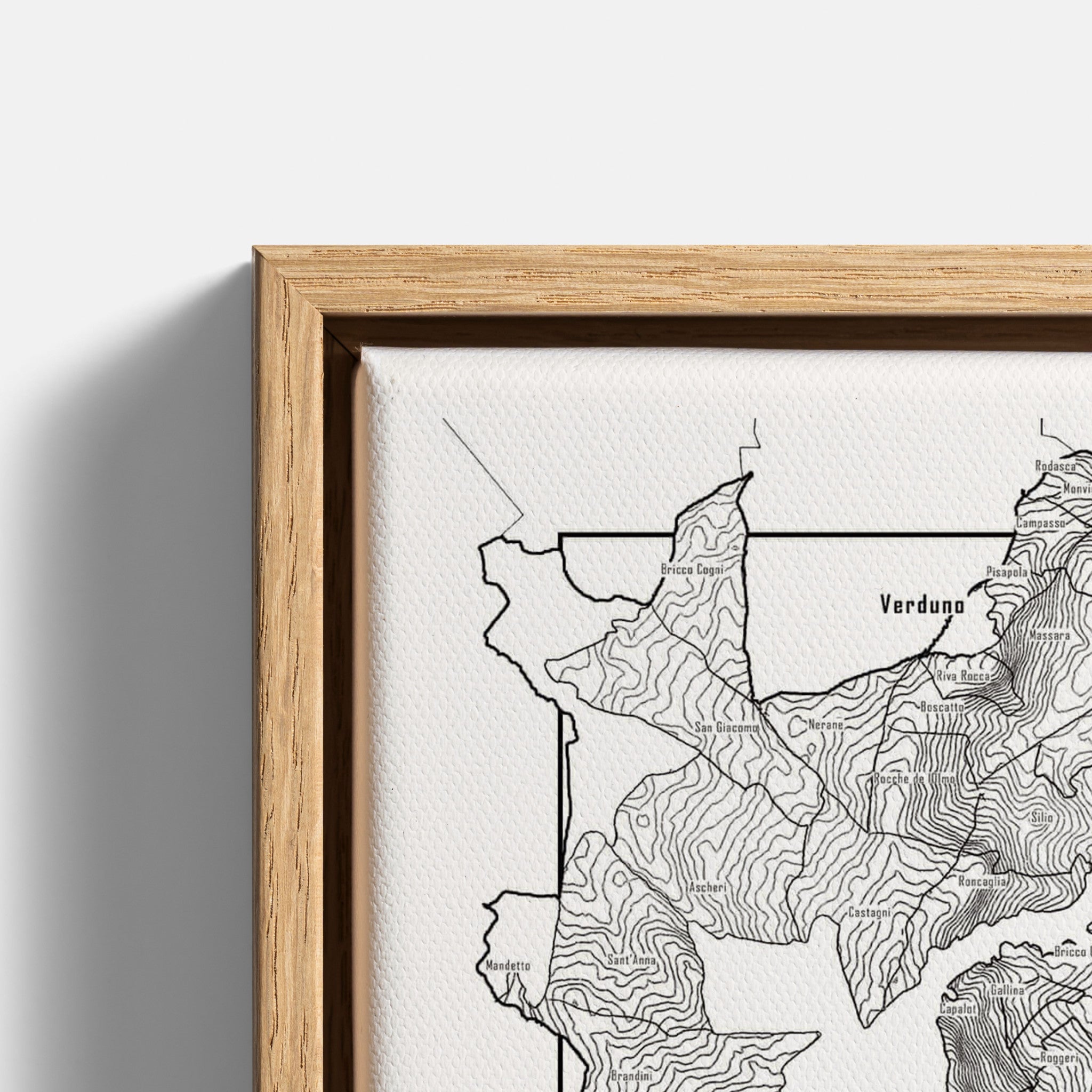 Barolo wine map