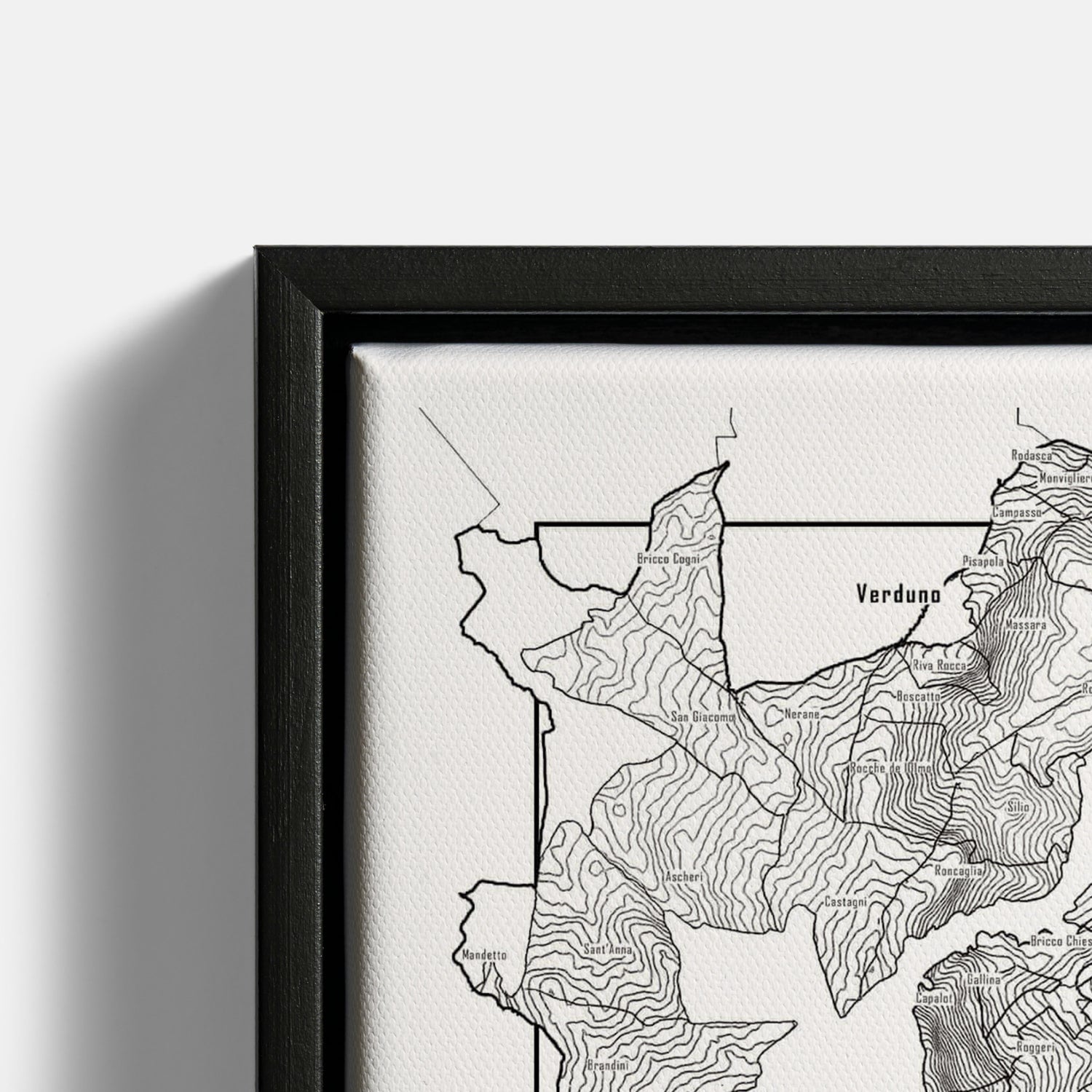 Barolo wine map