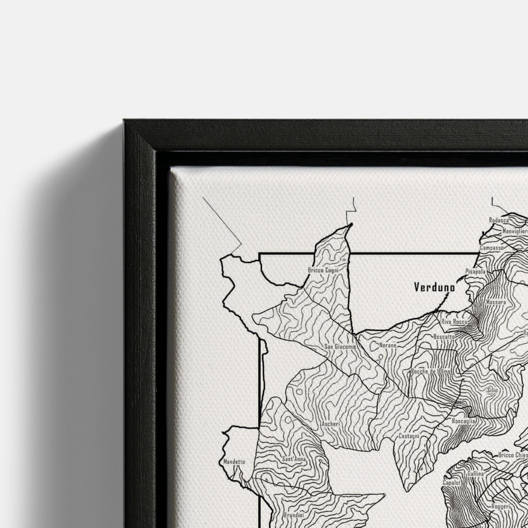 Barolo wine map