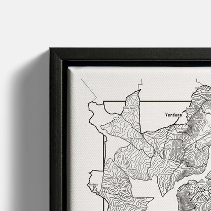 Barolo wine map