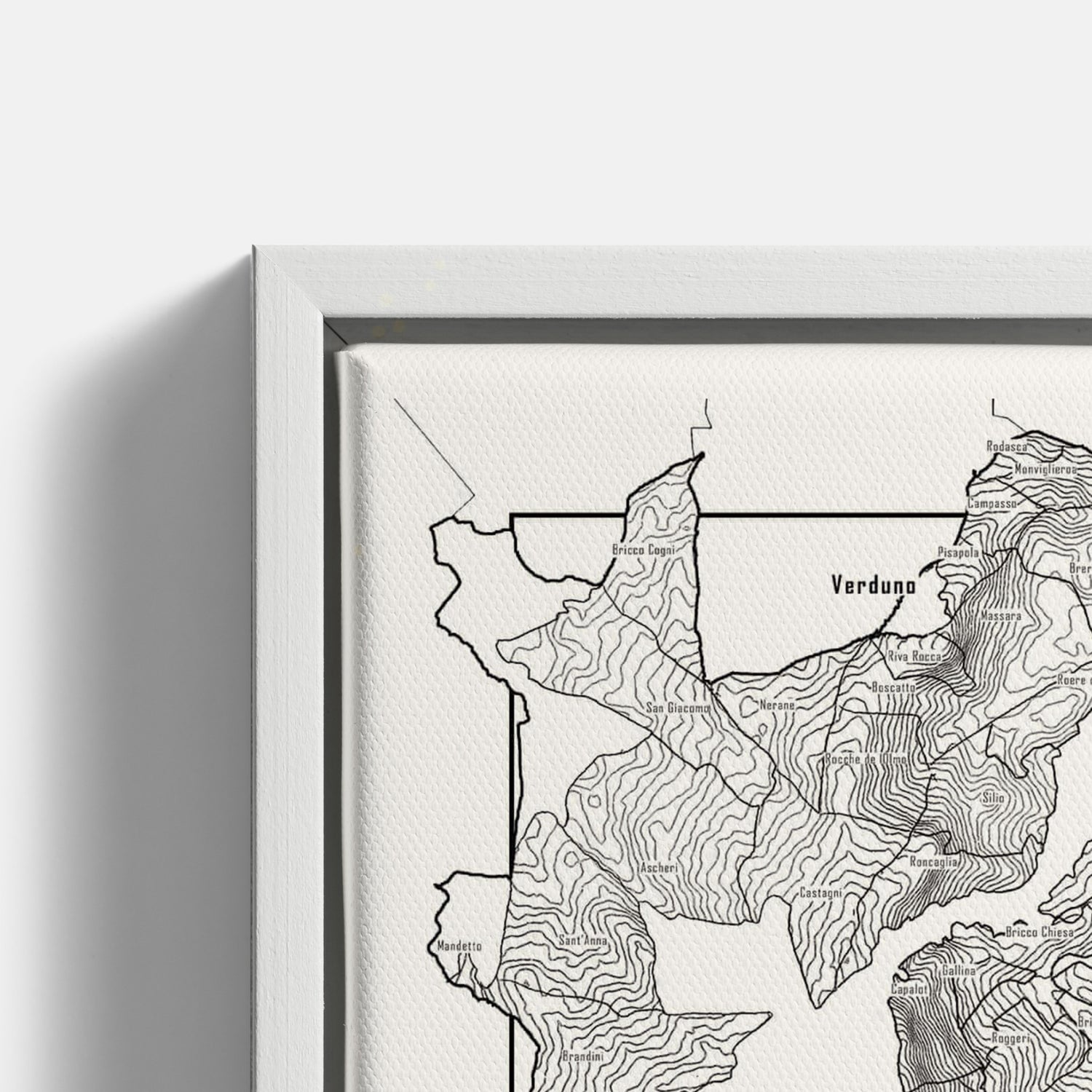 Barolo wine map