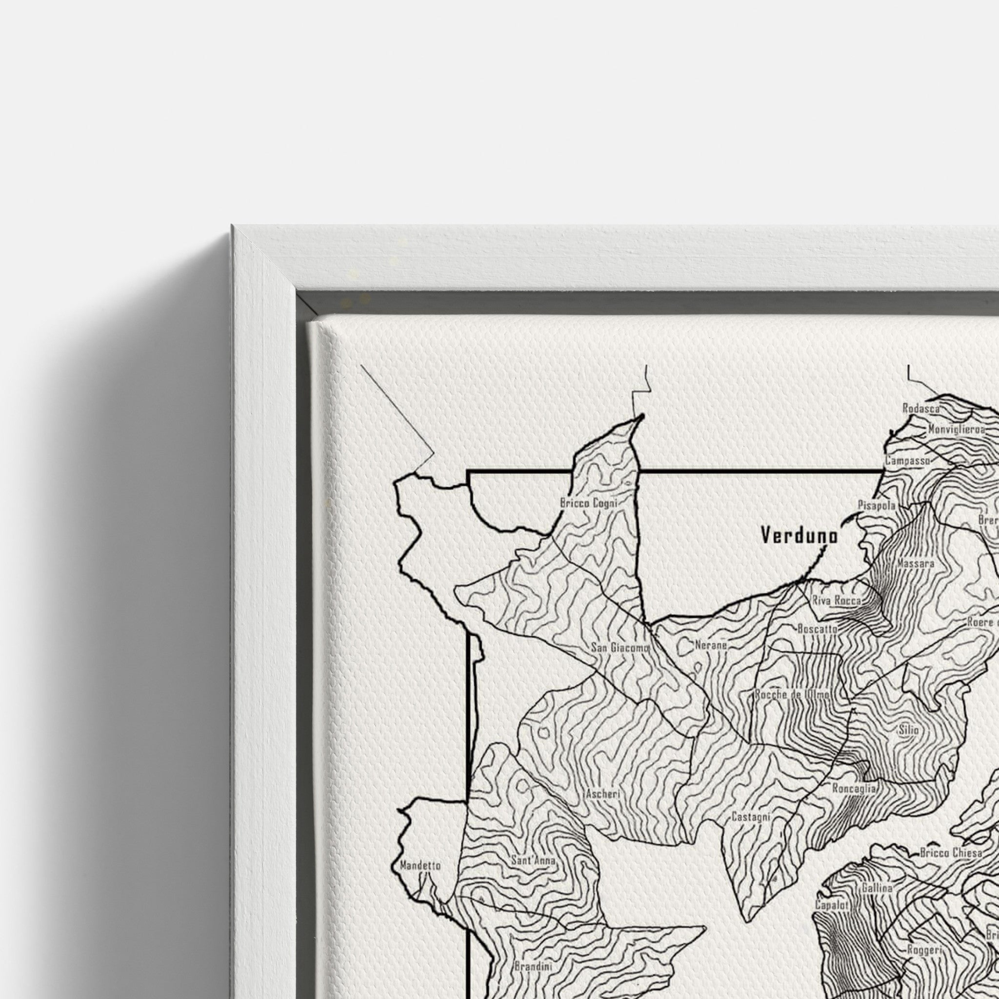 Barolo wine map