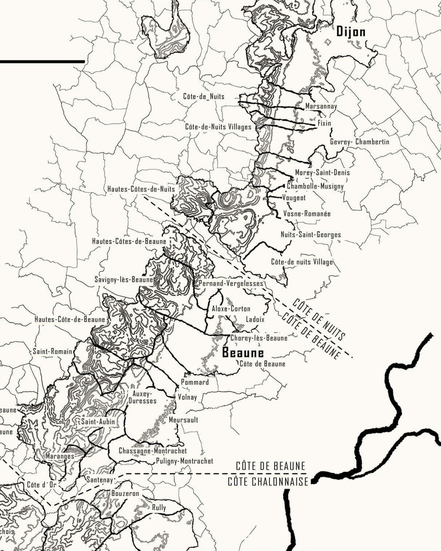 Vinkarta - Bourgogne