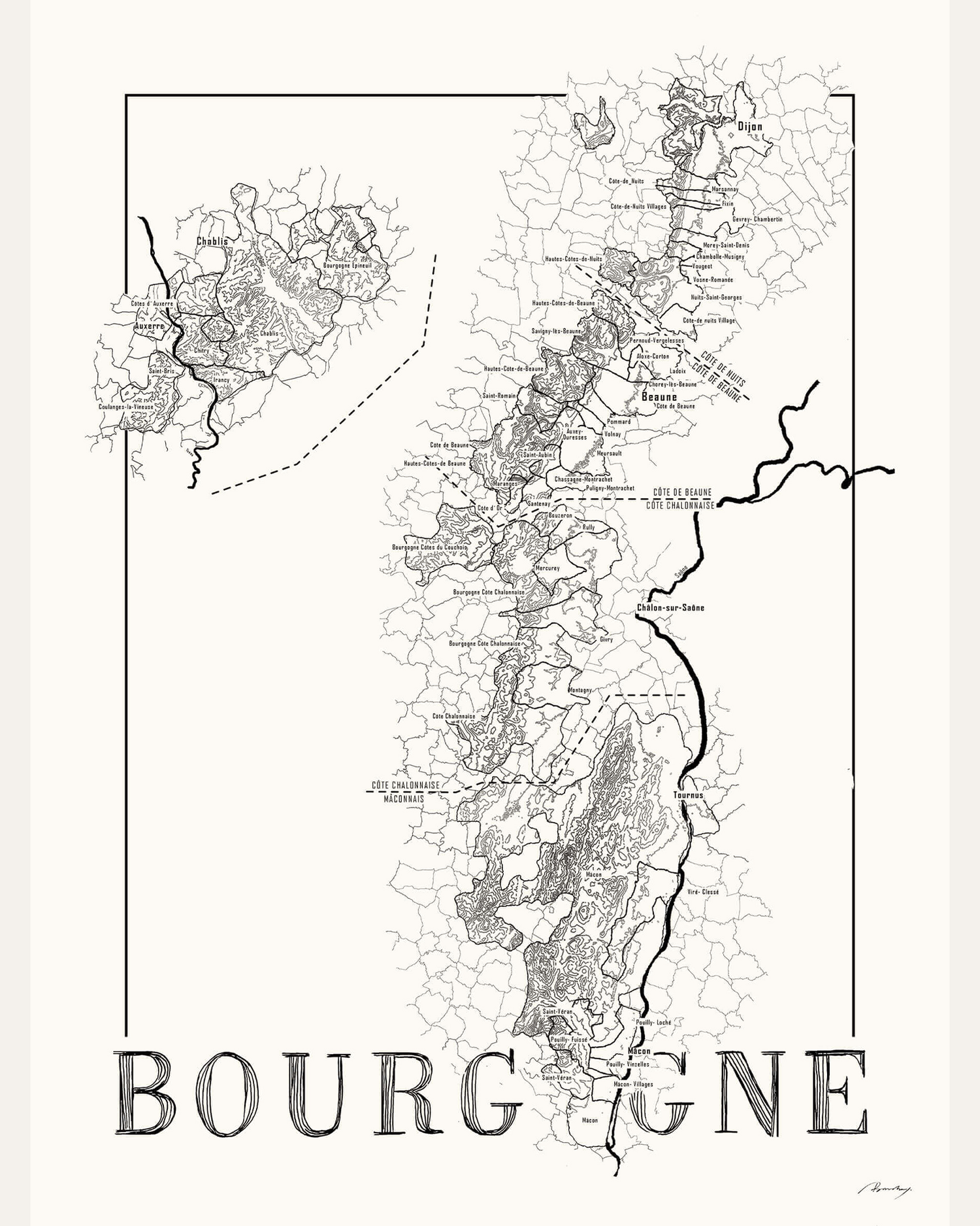 Vinkarta - Bourgogne