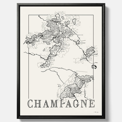 Champagne map