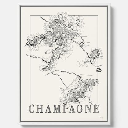Champagne map