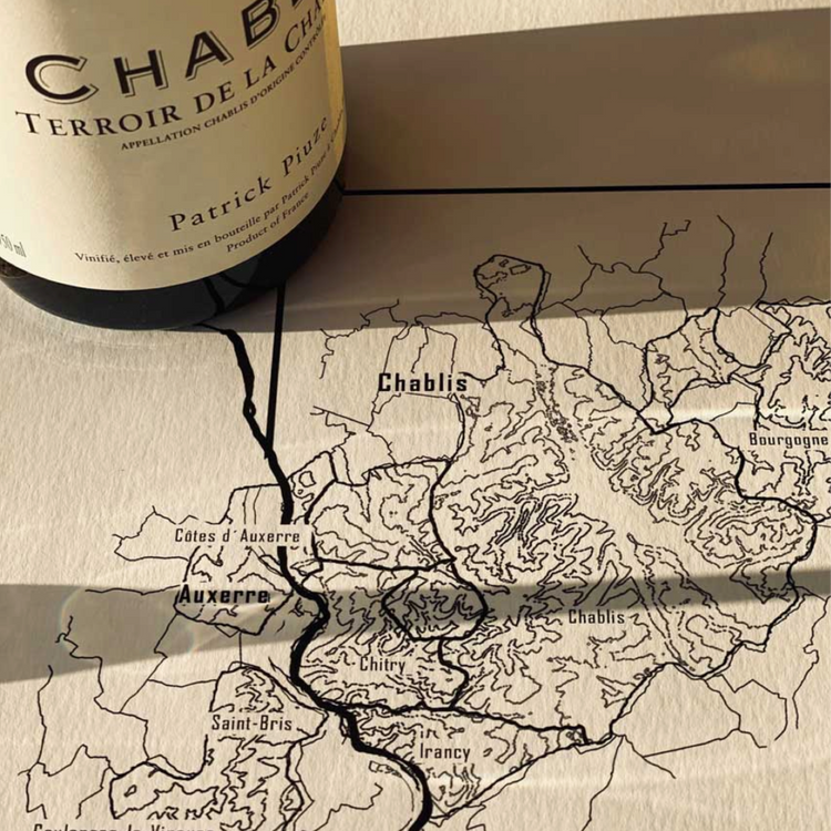 Alsace Wine Map Brushery