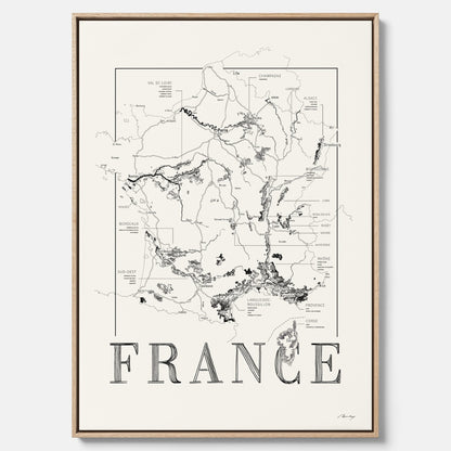 France wine map