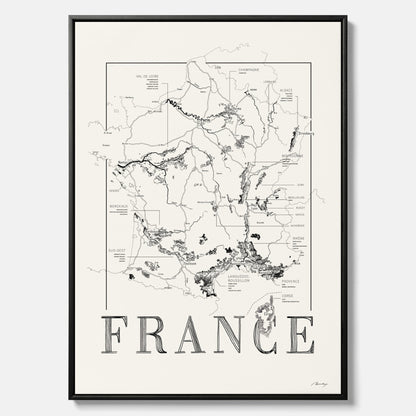 France wine map