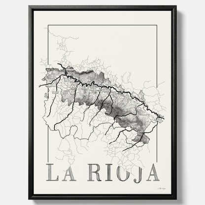 La rioja wine map