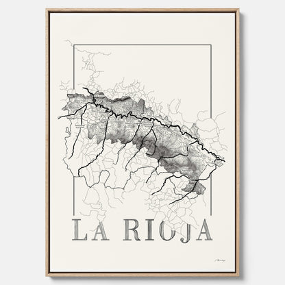 La rioja wine map