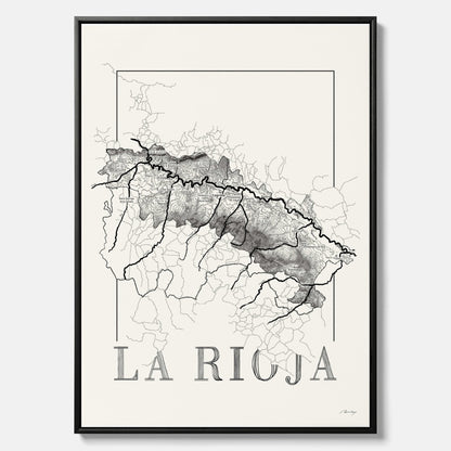 La rioja wine map