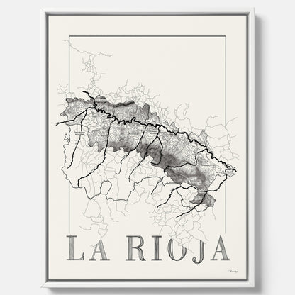 La rioja wine map