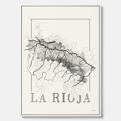 La rioja wine map