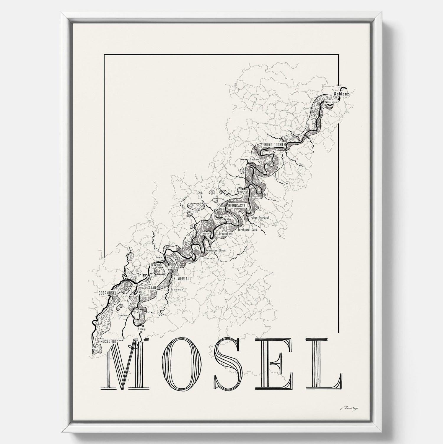 Vinkarta - Mosel