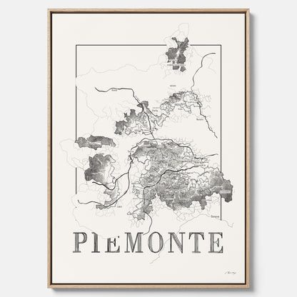 Piemonte - Vinkarta