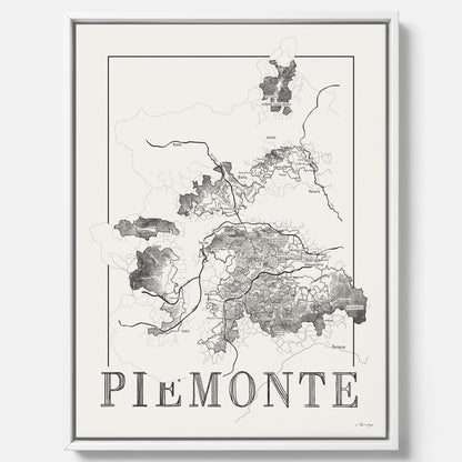Piemonte - Vinkarta