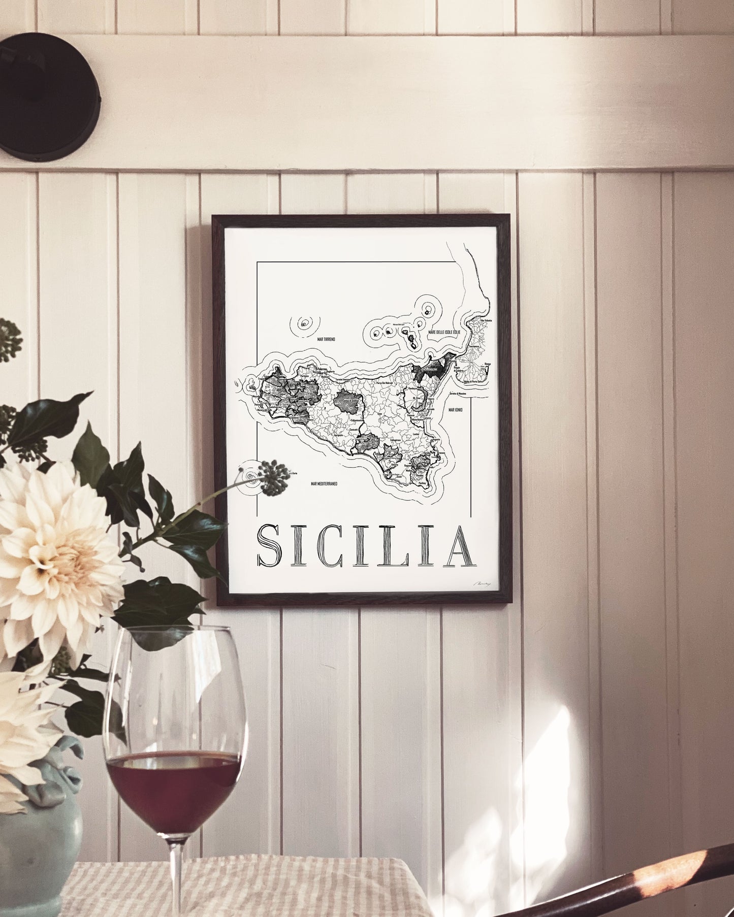Siciliens vinkort