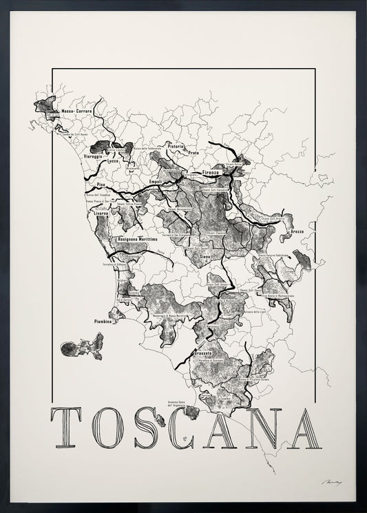 Weinkarte Toskana