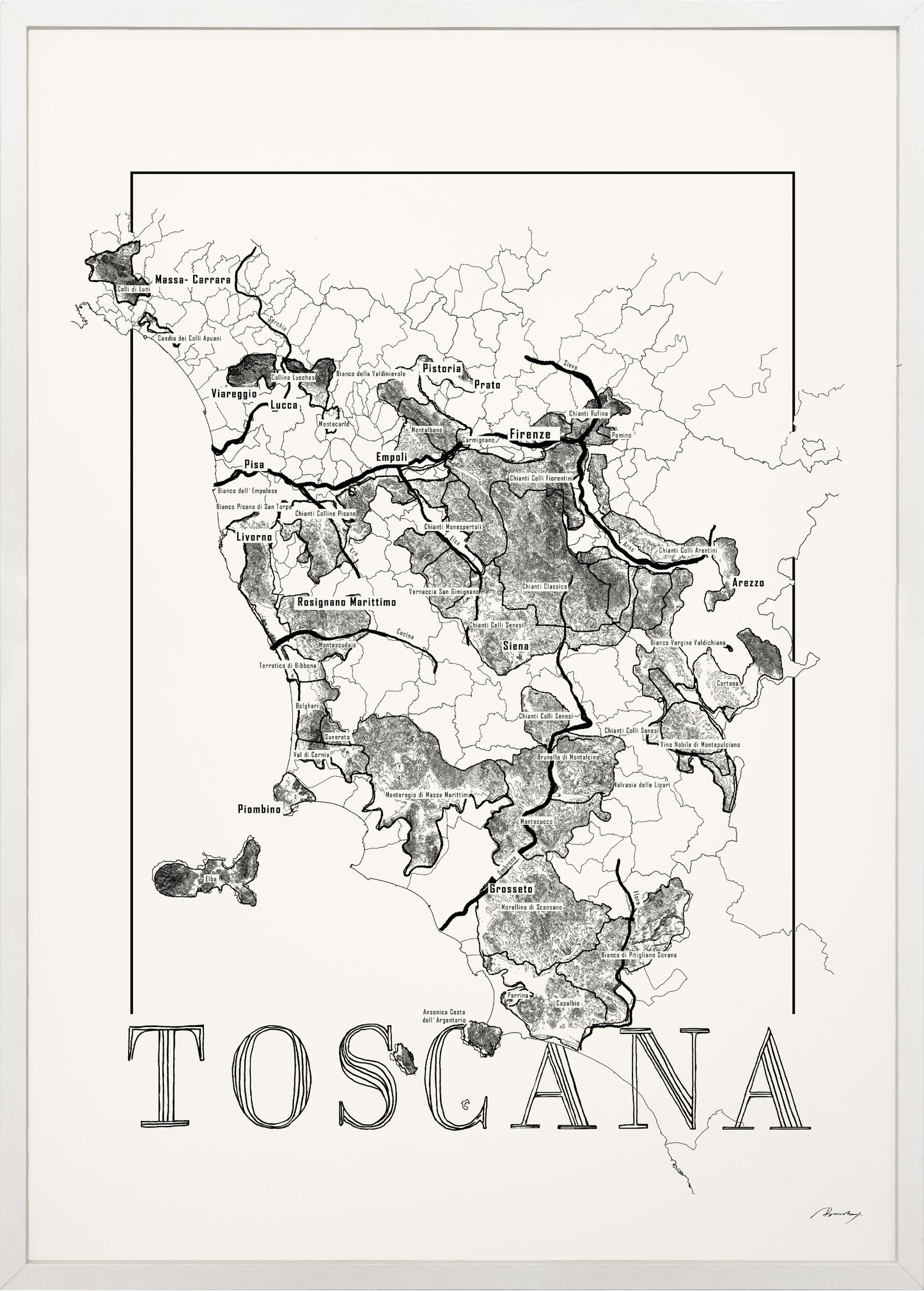 Vinkarta - Toscana